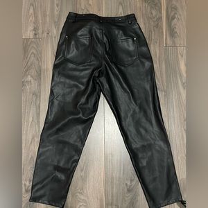 Zara Faux Leather Pants